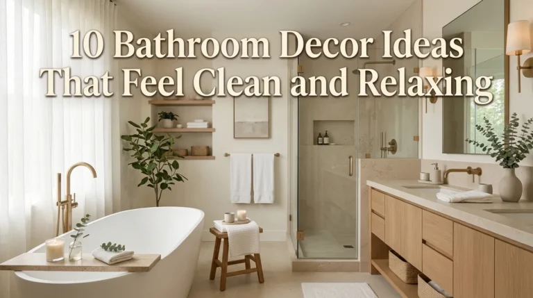 10 Bathroom Decor Ideas That Feel Clean and Relaxing