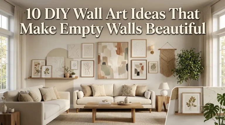 10 DIY Wall Art Ideas That Make Empty Walls Beautiful