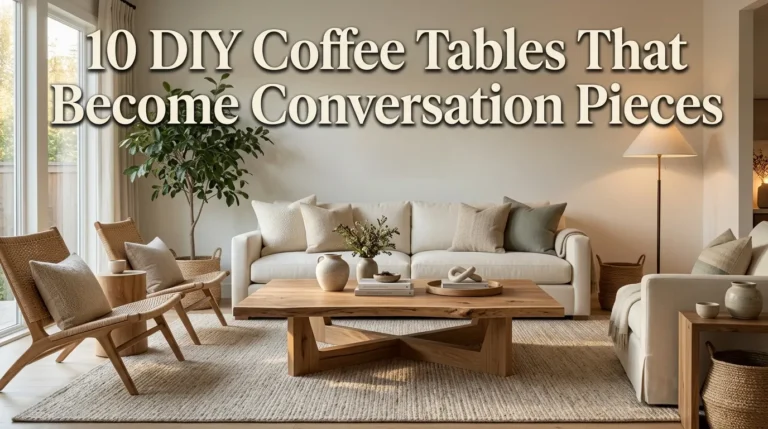DIY Coffee Tables That Become Conversation Pieces