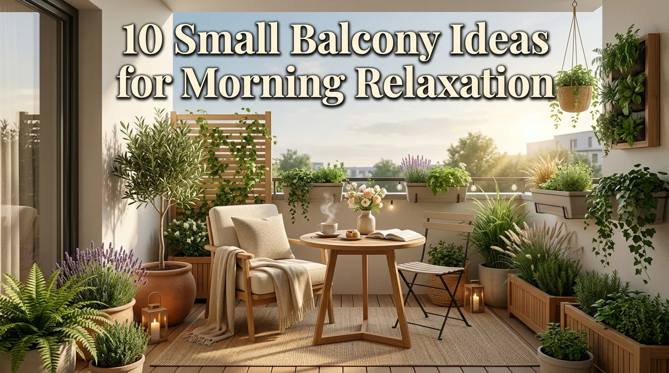 10 Small Balcony Ideas for Morning Relaxation