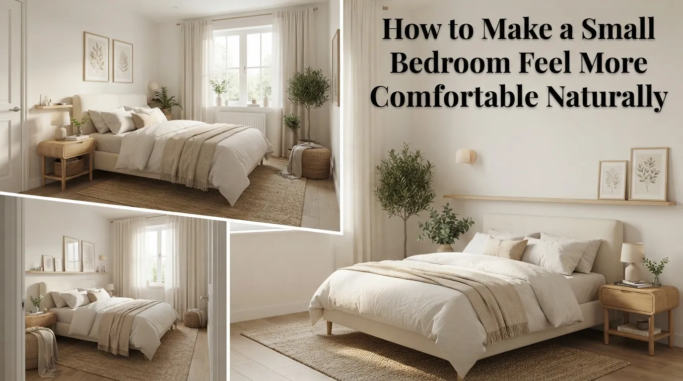 How to Make a Small Bedroom Feel More Comfortable Naturally
