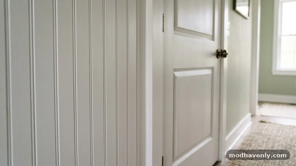 Building Out the Door Jamb - How to End Beadboard Neatly at Door Casings That Are Thinner Than the Planks