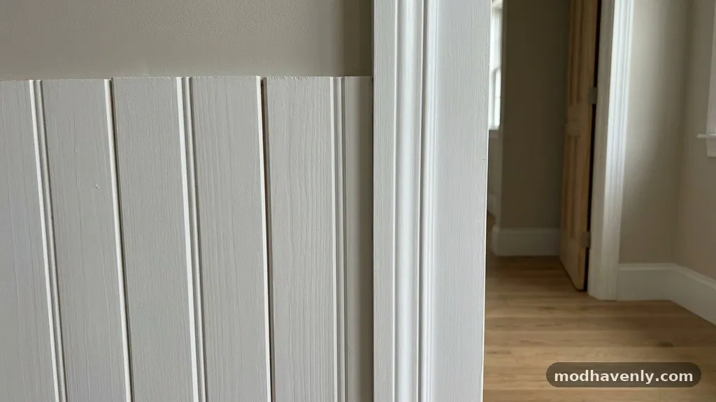Using Backband Molding to Bridge the Gap - How to End Beadboard Neatly at Door Casings That Are Thinner Than the Planks